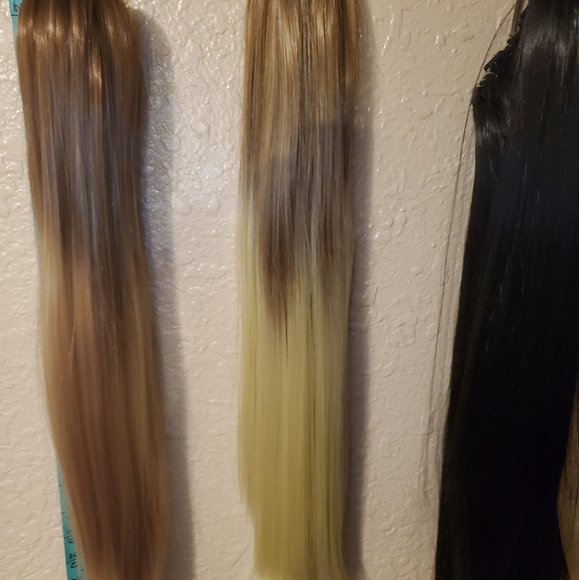 Clip on pony tail wigs - Picture 3 of 12